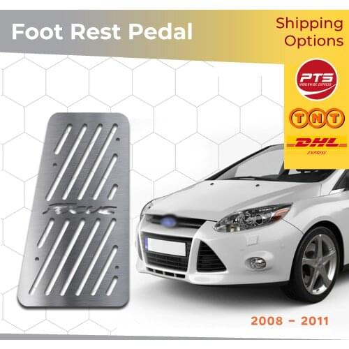 For Ford Focus 2008 2009 2010 2011 Car Accessories ABS Chrome Foot Rest Pedal Body Molding Moulding Trim