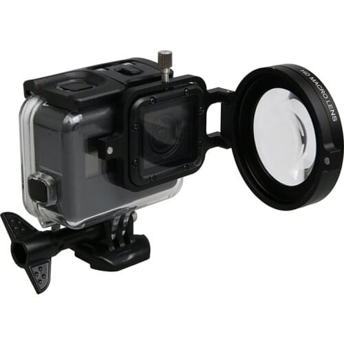 Diving Lens Filter Underwater Lens Filter Red Filter 16X Close up lens 16 Times Macro Lens for GoPro Hero 7 6 5 Action Camera