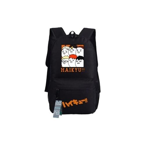 New Haikyuu Backpack Anime Hinata Syouyou oxford Schoolbags Fashion Unisex Travel Bag