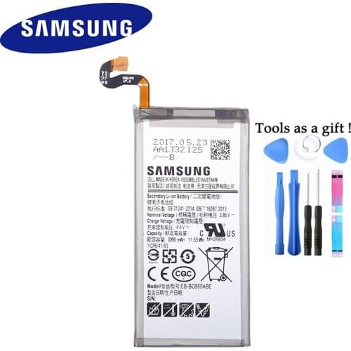 SAMSUNG Original Battery EB-BG950ABE EB-BG950ABA For Samsung GALAXY S8 SM-G9508 G9508 G9500 G950U SM-G G Project Dream 3000mAh