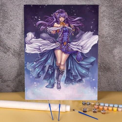 Painting Era Pictures Of Girls By Numbers