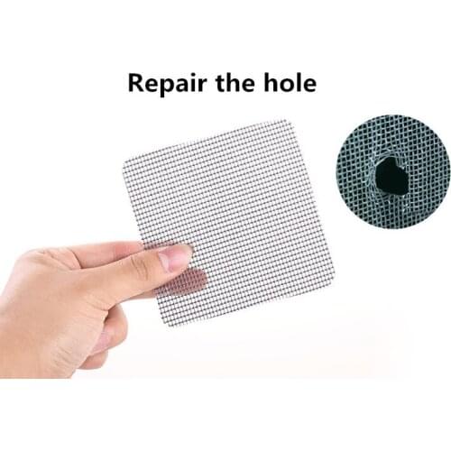 Fix Net Window Home Adhesive Anti Mosquito Fly Bug Insect Repair Screen Wall Patch Stickers Mesh Window Screen Window Net Mesh