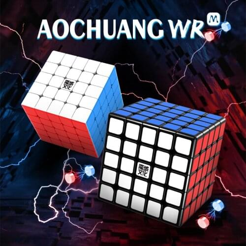 MoYu Aochuang WRM 5x5 Speed Magic Cube Toys For Adults Antistress Magnetic Puzzle 5X5X5 Professional Magic Cubes Childrens Toy