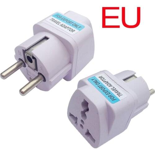 Power adapter Socket Universal Worldwide Travel Wall Charger AC Power EU Plug Adapter free shipping