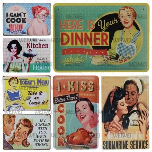 30X20cm Plaque Vintage Tin Sign Plate Bar Pub Art Poster Home Car Plates Retro Metal Wall Decor Clean Kitchen House Dinner