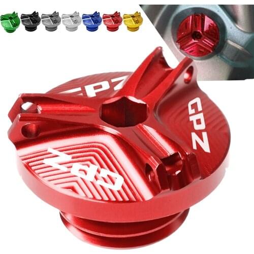For KAWASAKI GPz 500S 900R GPz1100 1990-2009 2008 2007 2006 2005 2004 2003 Motorcycle Engine Oil Filter Cup Plug Cover screws