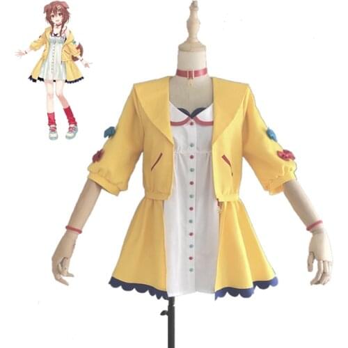 VTuber Inugami Korone Cosplay Costume Women Cute Uniforms Halloween Carnival YouTuber Suit Fancy Anime Outfits Custom Made