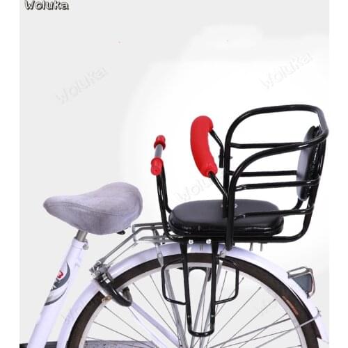 Bicycle rear child safety seat bicycle baby seat folding car canopy padded chair CD50 Q02
