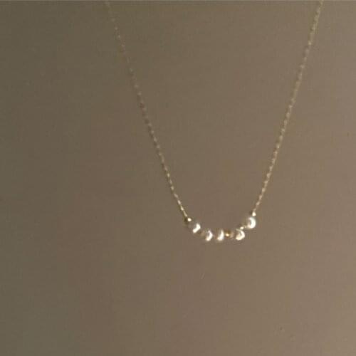 Natural Pearl Pendant Necklace Female Ins Elegant Temperament Wind Restoring Ancient Ways The Minimalist Collarbone Chain