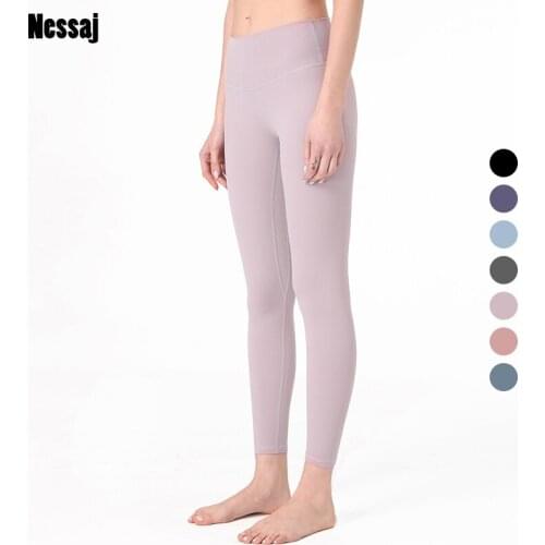 Nessaj High Waist Womens Leggings Fitness Clothing Fashion Bodybuilding Pants Athleisure Pants Women Fitness Running Leggins