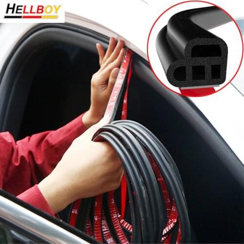 20m 10/5m Car Door Edge Sound Proof Noise Rubber Seal Strip For VW Volkswagen Passat B7 CC Tiguan Jetta MK6 Golf 6 7 Accessories