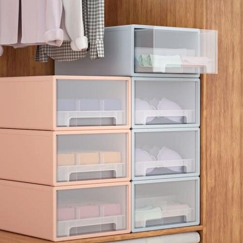 1pcs Underwear Bra Socks Panties Storage Box Cabinet Finishing Cabinet Closet Closet Home Drawer Compartment Save Space