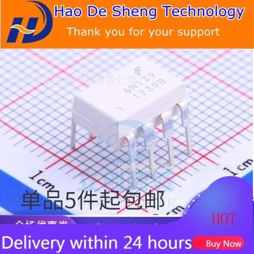 10PCS/LOT 6N139 6N139M DIP-8 High-speed Optocoupler New Original In Stock