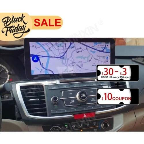 128G Android 10.0 PX6 DSP for Honda Accord 2013 - 2017 DVD GPS Car Navigation Car Radio Video Stereo Multifunction CarPlay Host