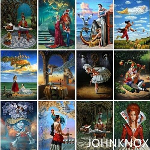 Surrealism Series Diamond Painting 5D Diy Diamond Embroidery Full Round& Square Drill Diamond Mosaic Cross Stitch Home Decor