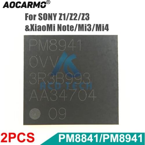 Aocarmo 2Pcs/Lot For Xiaomi 3 4 For Sony Xperia Z1 Z2 Z3 PM8841 PM8941 OVV Module Power IC Chip