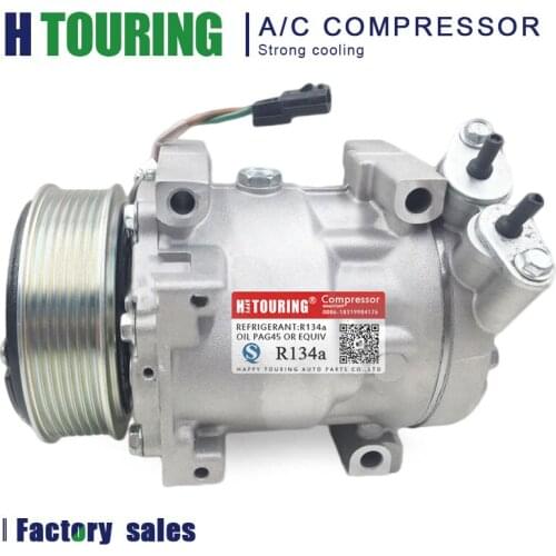 SD7V16 AC Air Conditioner Compressor Pulley PV7 for Car Renault DACIA Duster 1.5 dCi 8201018716 1815 00281310862 926007398R