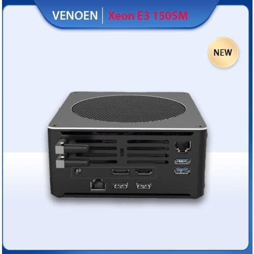 Skylake Intel Xeon Processor E3-1505M Mini Desktop Office PC ECC DDR4 RAM HDMI Type-C Wake On Lan Kensington Lock 5G Wifi AC