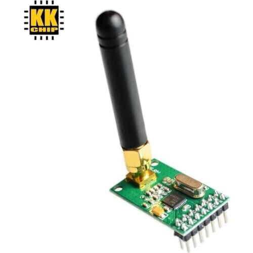 NRF905 Wireless Transceiver Module(PTR8000+)Transmitter Receiver Board NF905SE With Antenna FSK GMSK Low Power 433 868 915 MHz