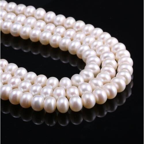 Natural Freshwater Pearl All Round Pearl White For Making Necklaces Bracelets And Earrings 9-10mm