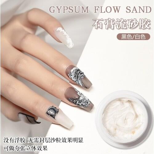 Newest Drawing Gel Nail Art Plaster Effect 3D Sand Texture No need Top Coat Gel Polish UV Nail Polish Lacquer Varnish