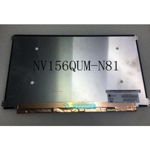 Free Shipping NEW NV156QUM-N81 NV156QUM N81 IPS Marix for Laptop 15.6" 3840X2160 eDP LCD Display LED Screen