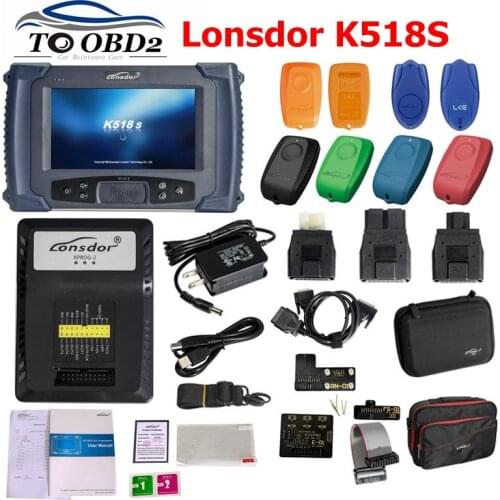 LONSDOR K518S Key Programmer Full Set K518 No Need Tokens Free Opdate Online Odometer Adjustment Cover SKP1000 Lonsdor K518S