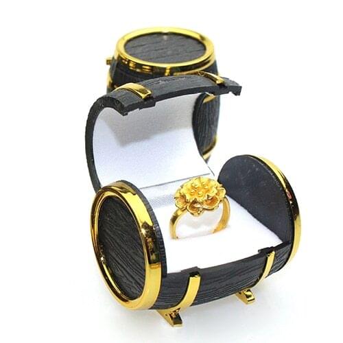 Retro Beer Barrel Jewelry Box Bracelet Necklace Storage Organizer Holder Case