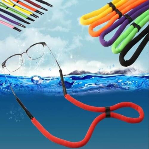1pcs Fashion Floating Foam Chain Sports Glasses Rope Glasses with Lanyard Adjustable Glasses Rope Bracket Neck Strap Rope