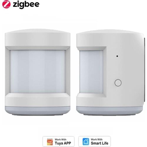 1-10pcs ZigBee 3.0 Mini Smart PIR Motion Sensor Motion Detector Smart Home Automation for Tuya Smartlife APP Security Alarm Push