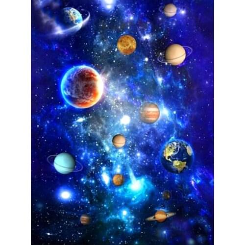 Yumeart Full Square Drill 5D DIY Diamond Painting Planet Scenery Needlework Diamond Embroidery Cross Stitch 5D Home Decor Gifts
