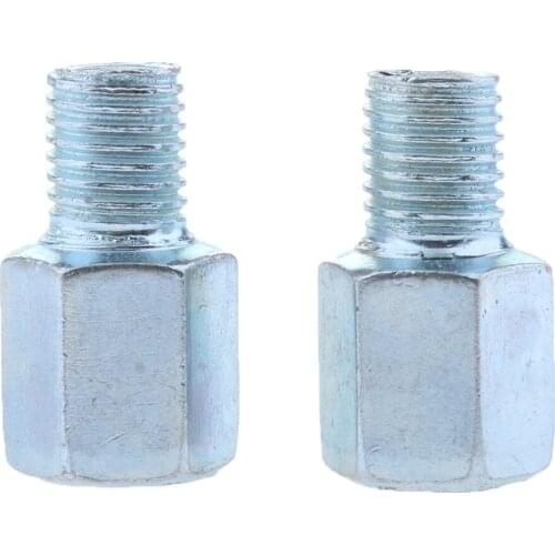 1 Pair Motorcycle Rearview Mirror 10mm Reverse To 10mm Postive Thread Screw For Universal Motorcycle Cruiser Chopper Models Etc