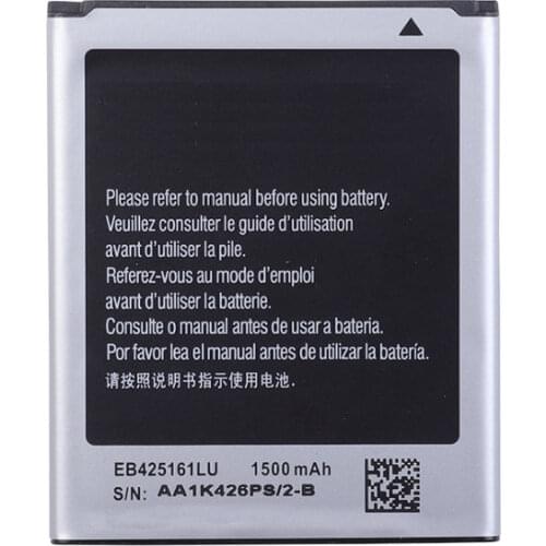 10pcs /lot 1500mAh EB425161LU Battery For Samsung Galaxy S3 SIII MINI I8190 I8160 I699 S7562 S7562I S9920 J1 Mini J105H J106