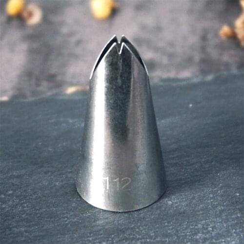 #112 Leaf Piping Nozzle Icing Tip Pastry Tips Cup Cake Decorating Baking Tools Bakeware Create Leaves Large Size