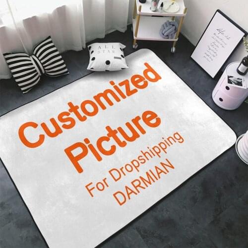 3D Custom image Carpet Anti-Skid Area Floor Mat Non-slip Kids Mat Dining Room Living Room Soft Bedroom Rug 6 Size Dropshipping