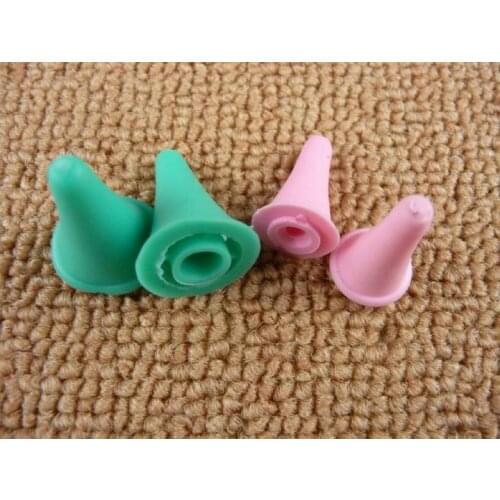 60pc/lot Knitting Spare parts Rubber Point Protector Needlework kits DIY Tool Needle Head Plastic Head Protector NEEDLE-7443