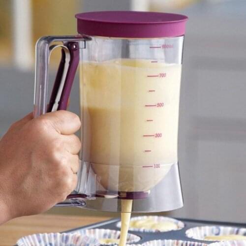 900ml Cupcake Pancake Cake Cream Dispenser Cake Mix Jug Baking Essentials Maker Cooking Tools Funnel Measuring cup