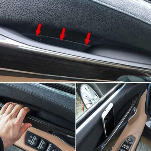 Car Interior Door Handle Covers for BMW 7 Series 730 740 750 760 F01/F02 2008-2014 Front Door Handle Carrier Trim Cover