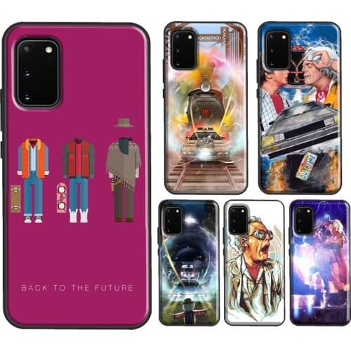 Back to the Future Case For Samsung S20 FE S8 S9 S10 Plus For Galaxy S21 Ultra Note 20 Note 10 Plus Cover