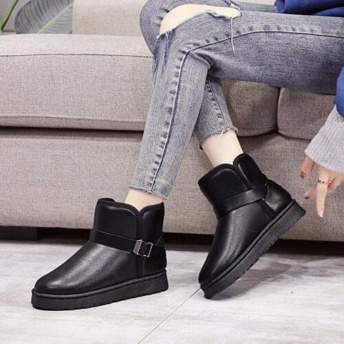 Fashion Winter Women Snow Boots Warm Short Plush Soft Ladies Plus Size Ankle Boot Womens Fur Platform Female Casual Shoes