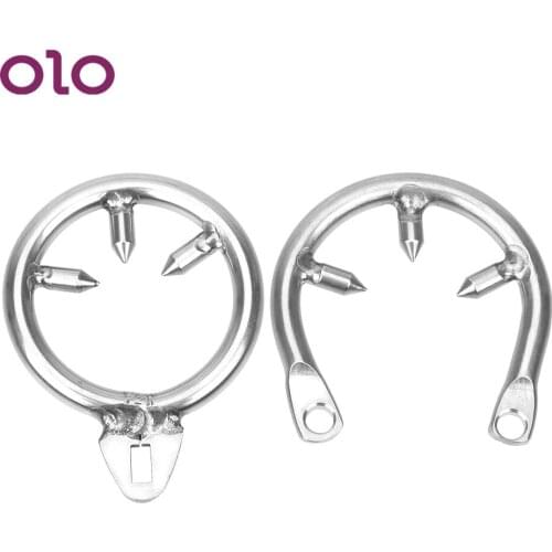 OLO Male Chastity Device Penis Lock Cock Cage Accessories Stainless Steel Adult Sex Products Sex Toys for Men