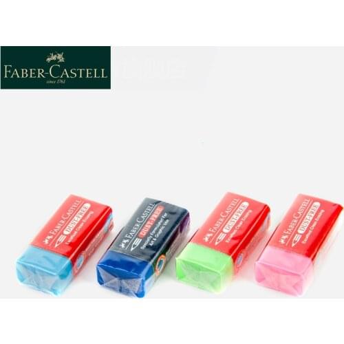 Soft Durable Flexible Cube Colored Pencil Rubber Art Sketch Drawing Eraser Pencil Eraser For School Kids Office Stationery