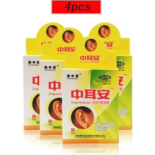 Ear Cleansing Drops Antibacterial Liquid Solution Earwax Remover Anti Itching Essential Oil Acute Otitis Tinnitus Deafness Sore