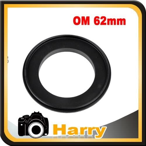Camera OM-62 62mm Macro Reverse Adapter Ring for Olympus Mount