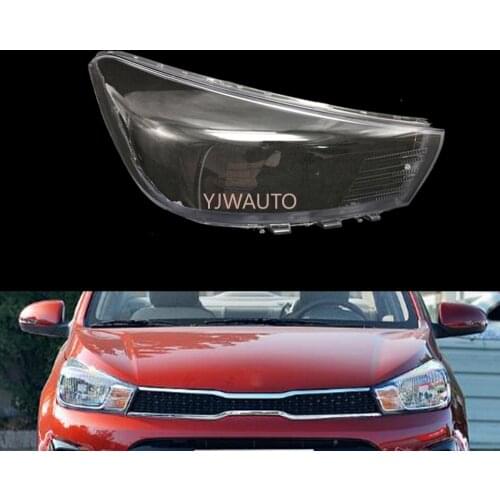 Car Headlight Lens For Kia Pegas 2017 2018 2019 Headlamp Cover Replacement Auto Shell