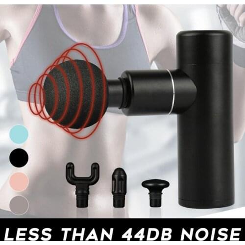 Mini Lightweight Fascia Gun Handheld Matte Metal Massage Gun Muscle Relaxer Fitness Health Care Lasting Deep Tissue Massager NEW