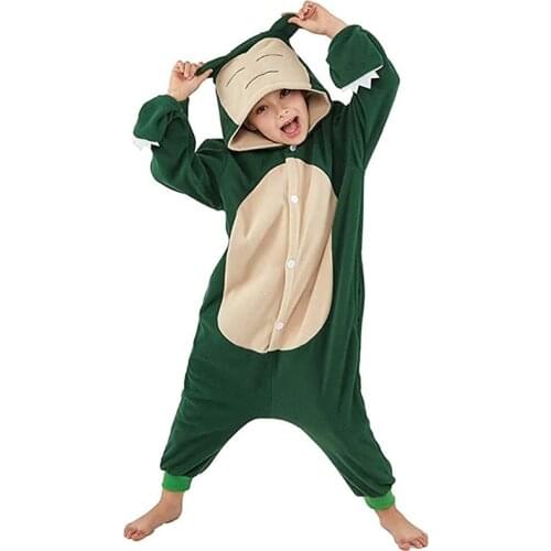 Funny Pajamas For Kids Onesies Boy Girls Animal Kigurumi Children Pyjamas Full Body Cosplay Costume One-Piece Pijamas Romper