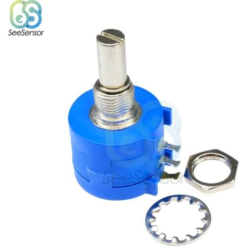 3590S Series Potentiometer 500 1K 2K 5K 10K 20K 50K 100K ohm Adjustable Resistor 3590S-2-103L 3590S 102 103 104 202 203 501 502
