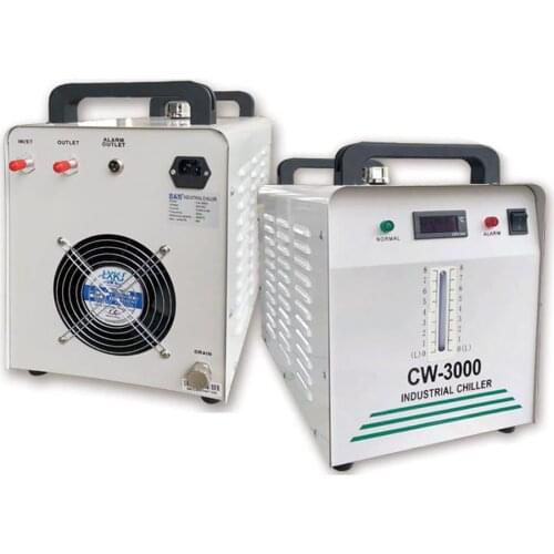Industrial Water Cooler Water Chiller CW-3000 for CO2 Laser Cutter 50W/60W/80W/100W