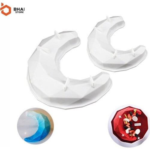Ramadan Festival Moon Silicone Mold For Kitchen Baking Cake DIY Fondant Jelly Pudding Pastry Bakeware Decor Tools